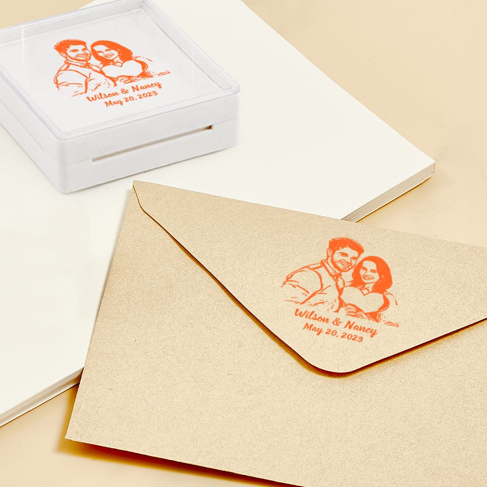 You & Me We Got This - Personalized Couple Photo Stamp