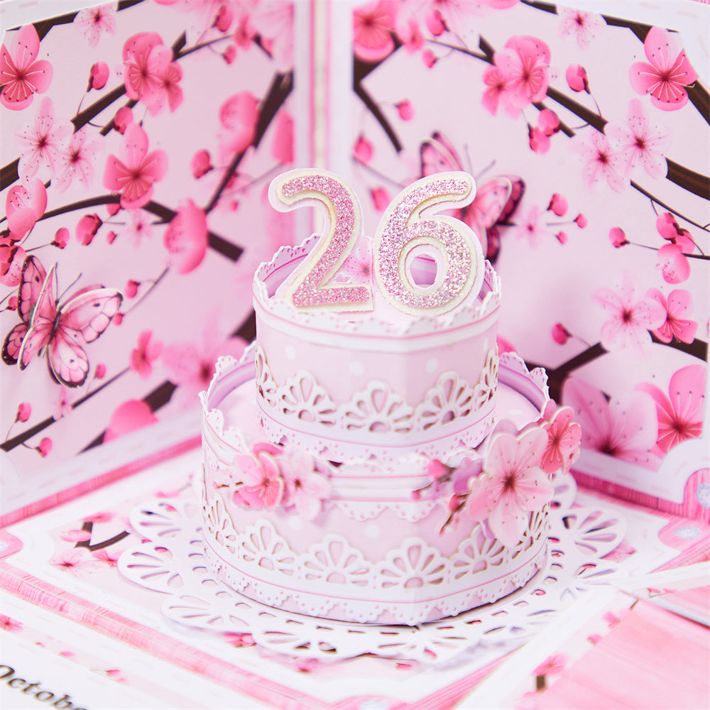 Personalized Birthday Birthday Exploding Surprise Box Card