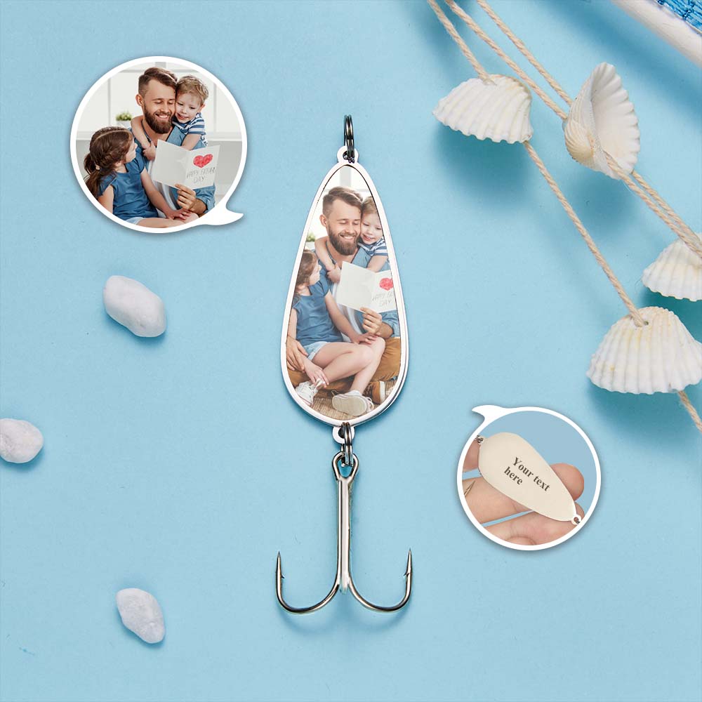 We Hooked The Best Dad - Personalized Fishing Hook Hanging Ornament