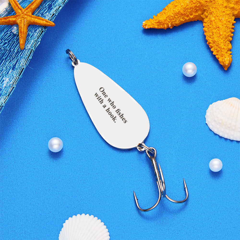We Hooked The Best Dad - Personalized Fishing Hook Hanging Ornament