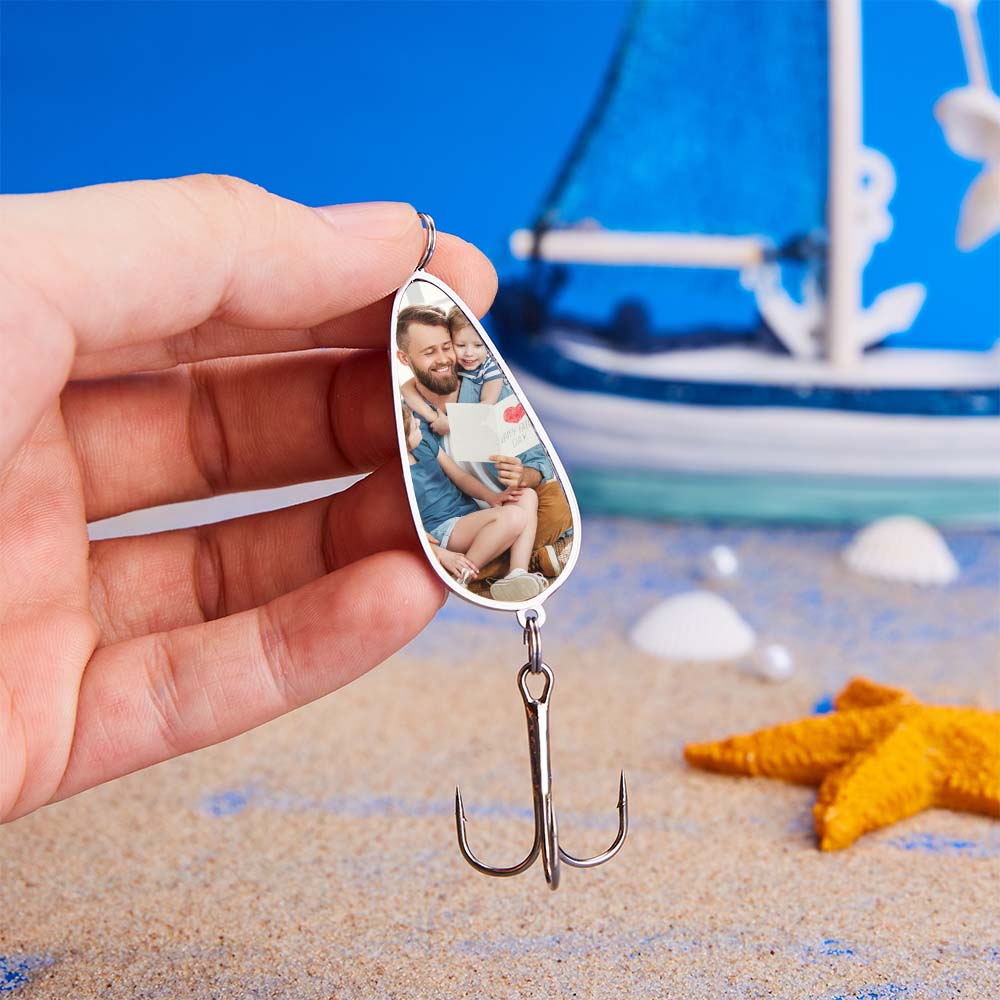 We Hooked The Best Dad - Personalized Fishing Hook Hanging Ornament
