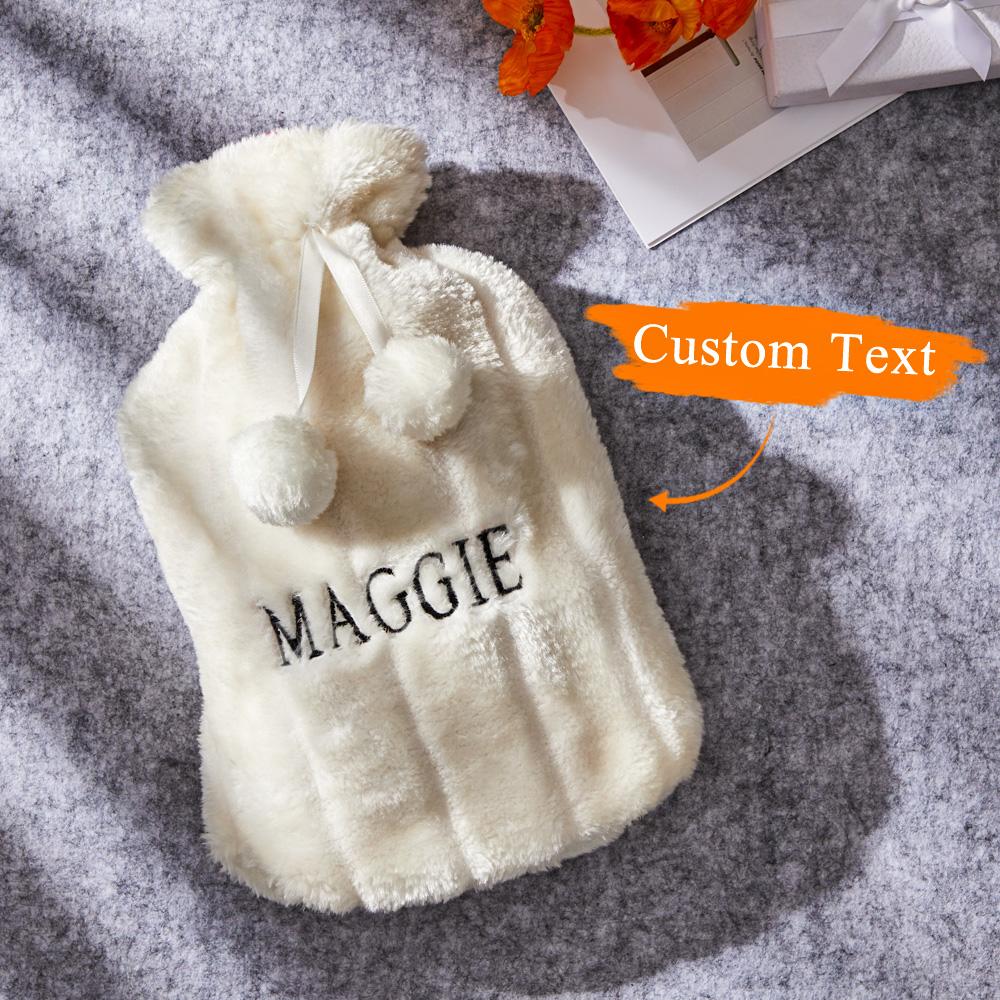 Name Embroidery - Personalized Hot Water Bags