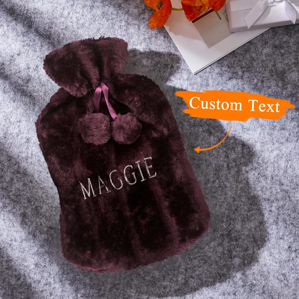 Name Embroidery - Personalized Hot Water Bags