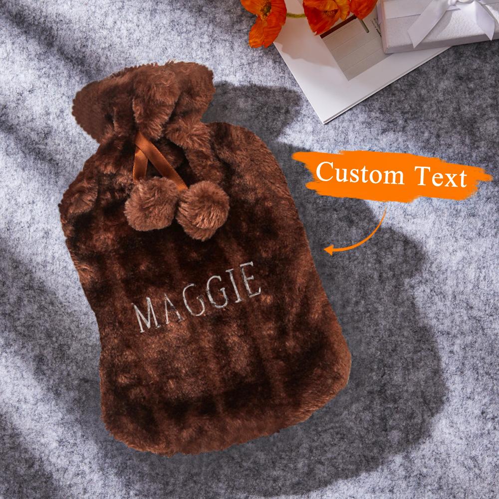 Name Embroidery - Personalized Hot Water Bags