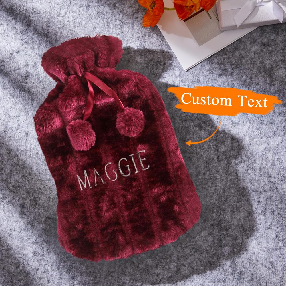 Name Embroidery - Personalized Hot Water Bags