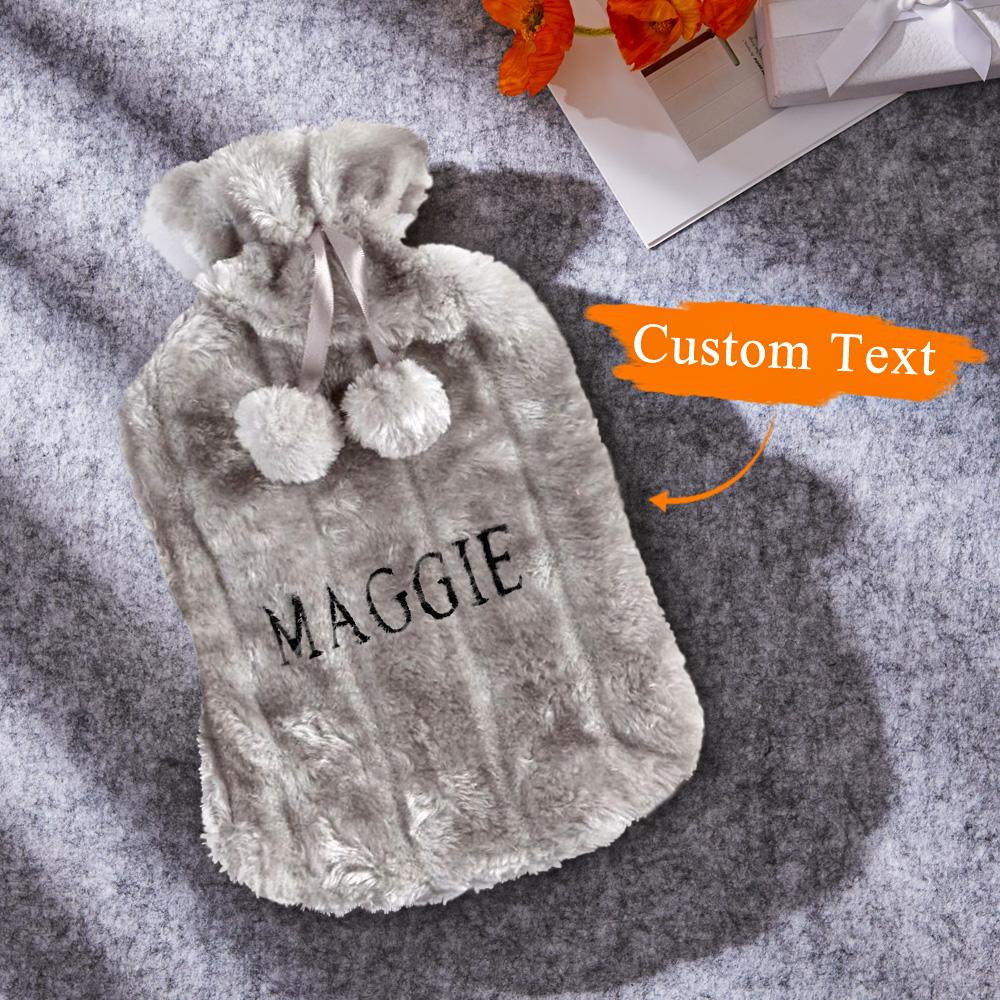 Name Embroidery - Personalized Hot Water Bags