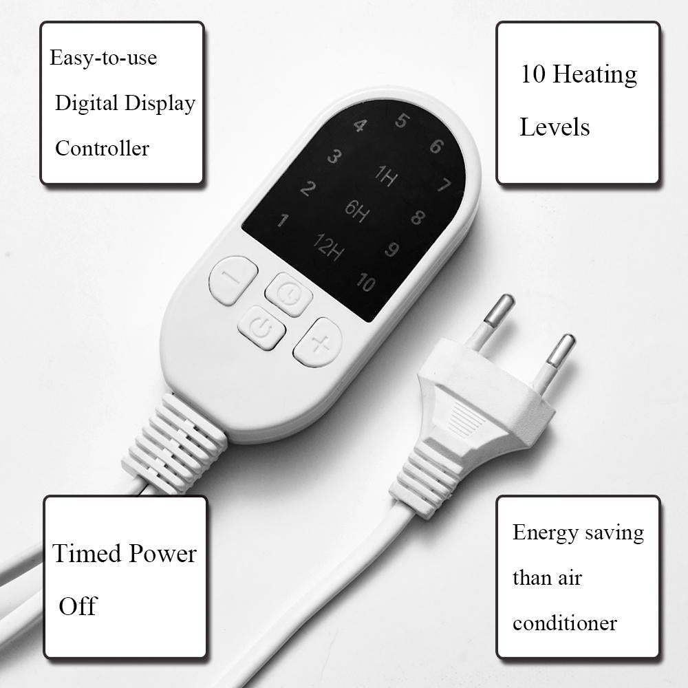 Song Code - Personalized Couple Heating Blanket with 3 Time Settings