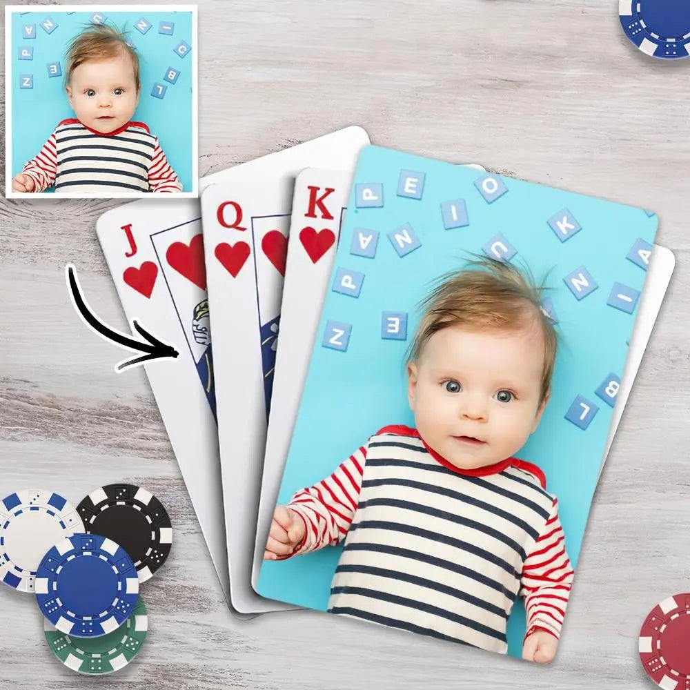 Photo Playing Pocker Cards - Personalized Card