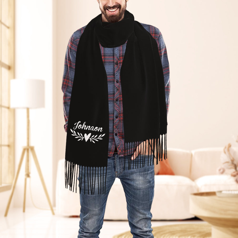 Personalized Embroidery Scarf