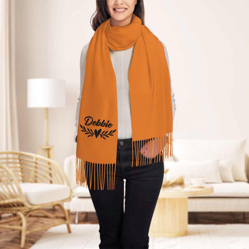 Personalized Embroidery Scarf