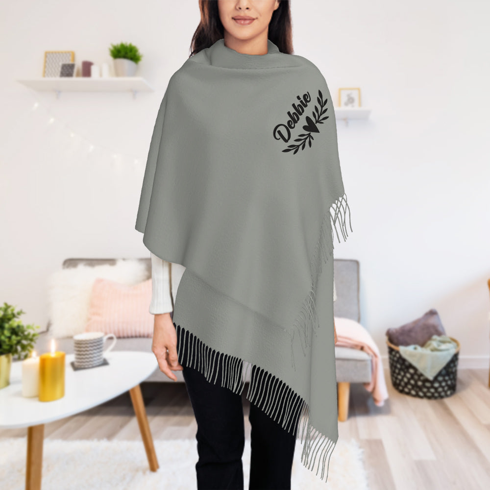 Personalized Embroidery Scarf