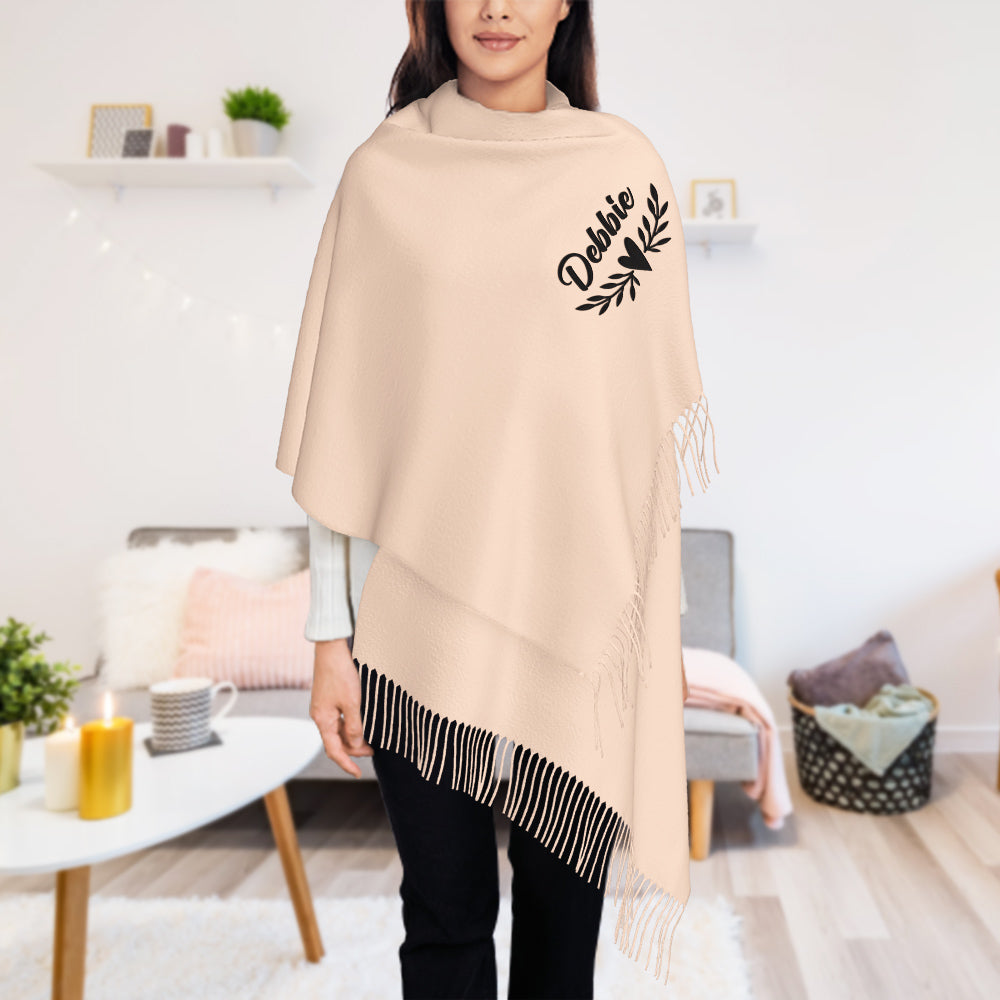Personalized Embroidery Scarf