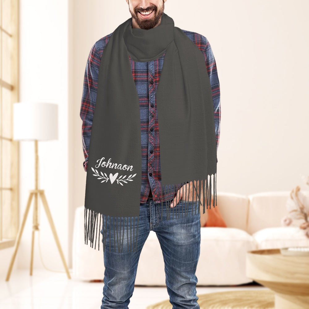 Personalized Embroidery Scarf