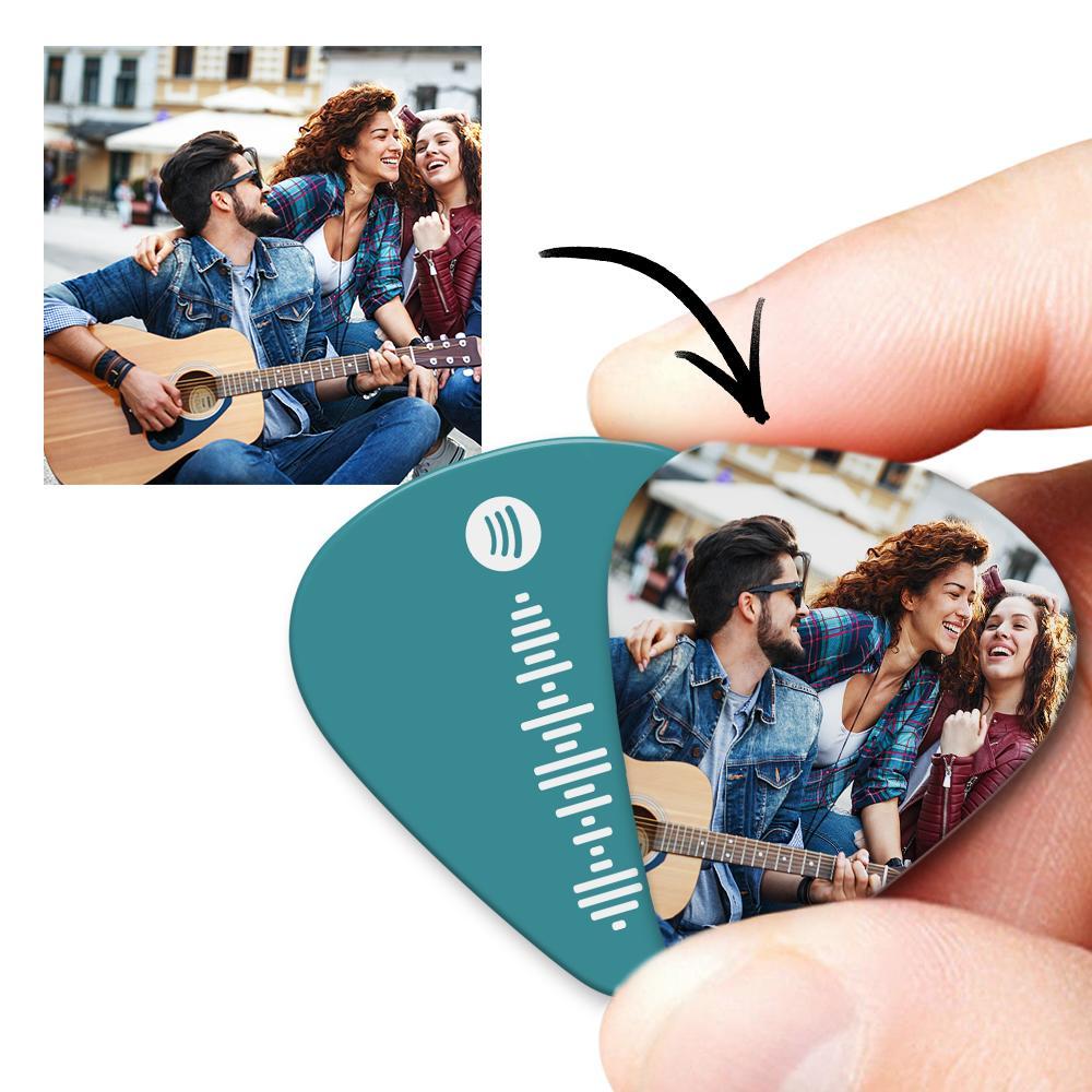 Music Code Photo Custom - Personalized Guitar Pick