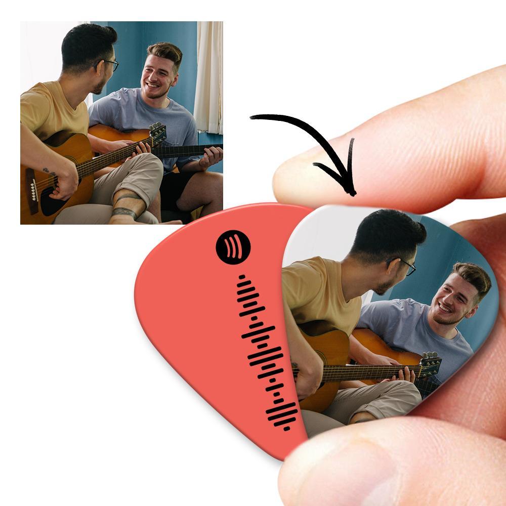 Music Code Photo Custom - Personalized Guitar Pick