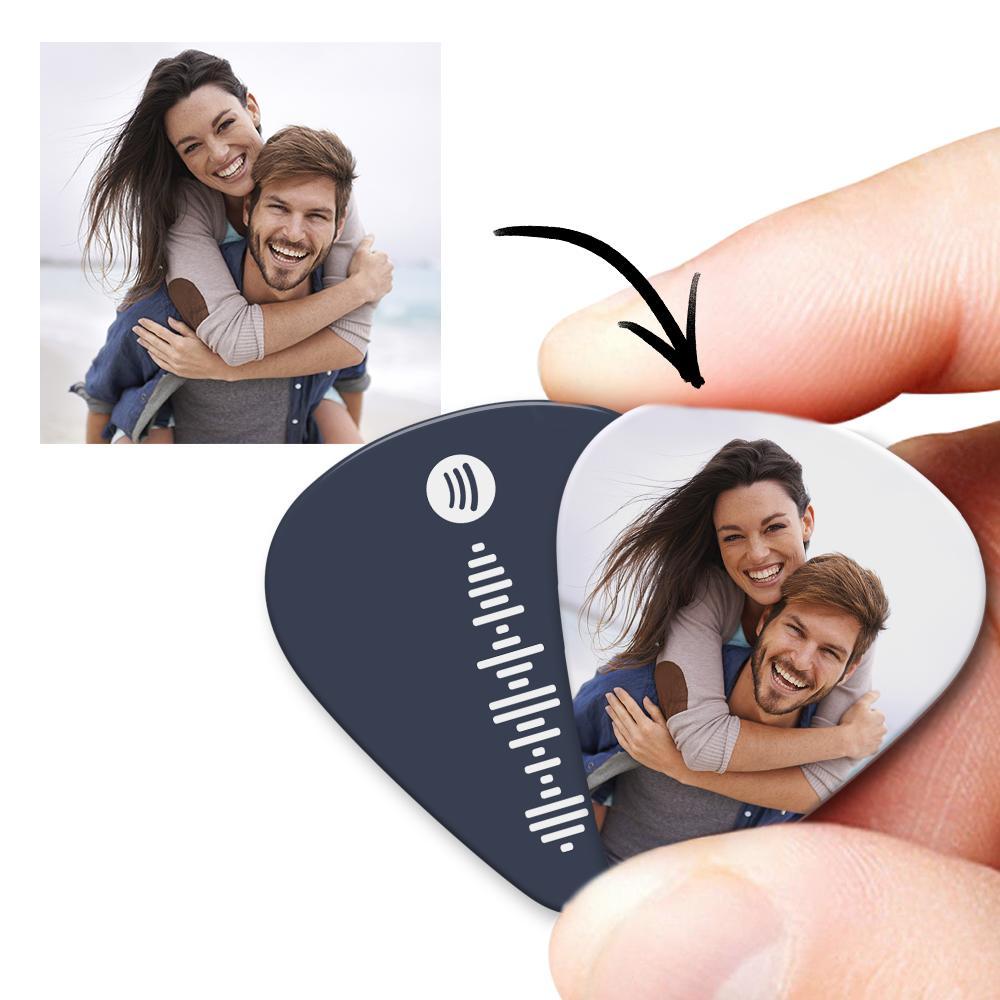 Music Code Photo Custom - Personalized Guitar Pick