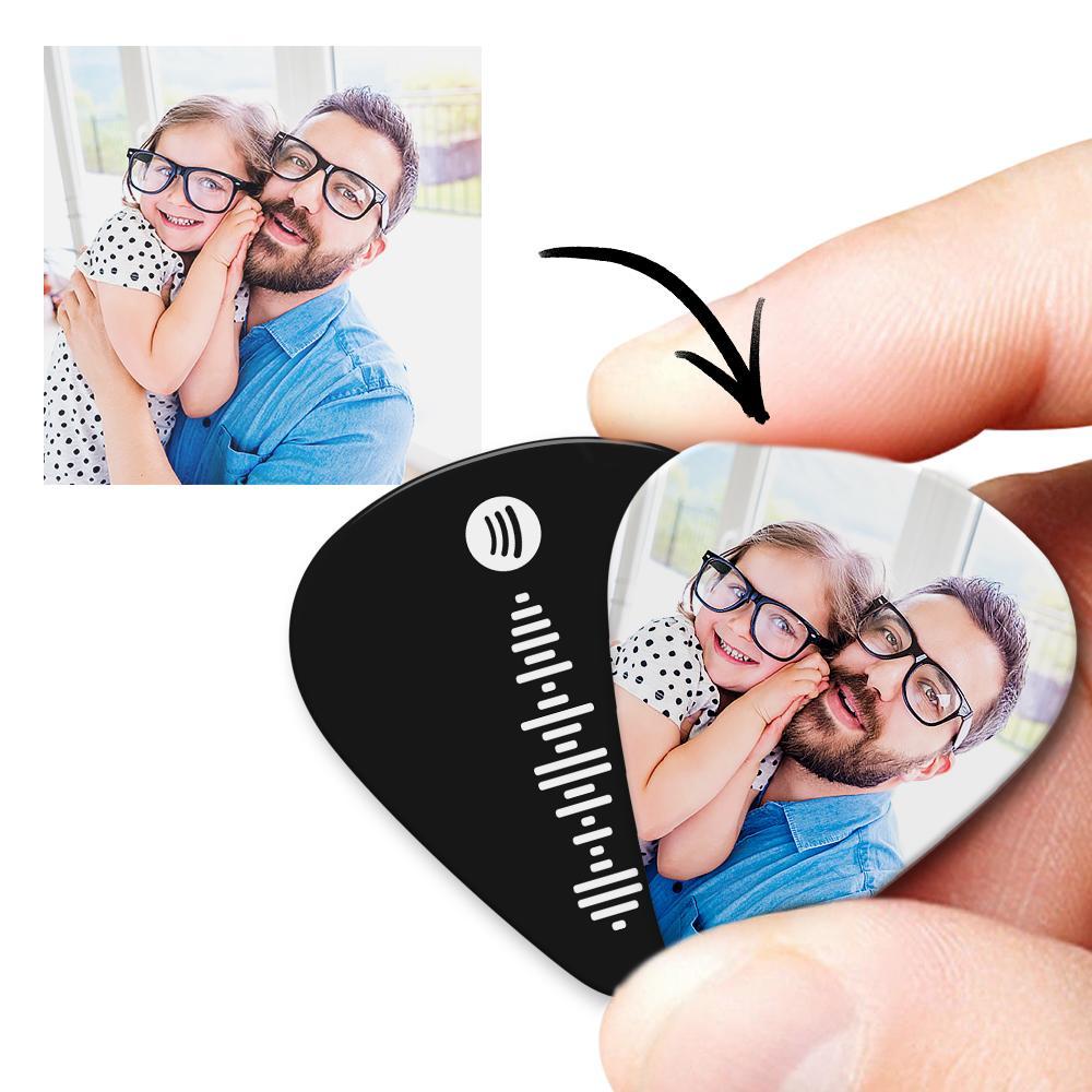 Music Code Photo Custom - Personalized Guitar Pick