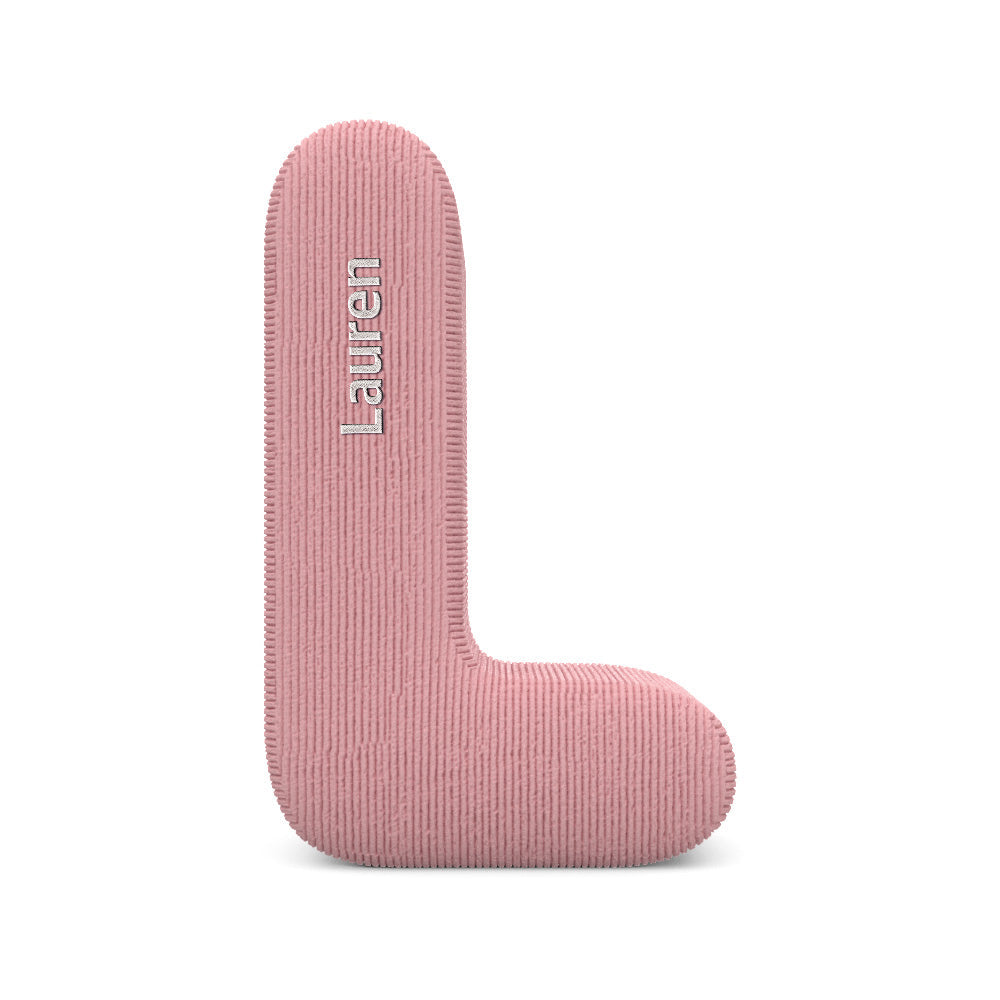 Name Letter - Personalized Letter Pillow
