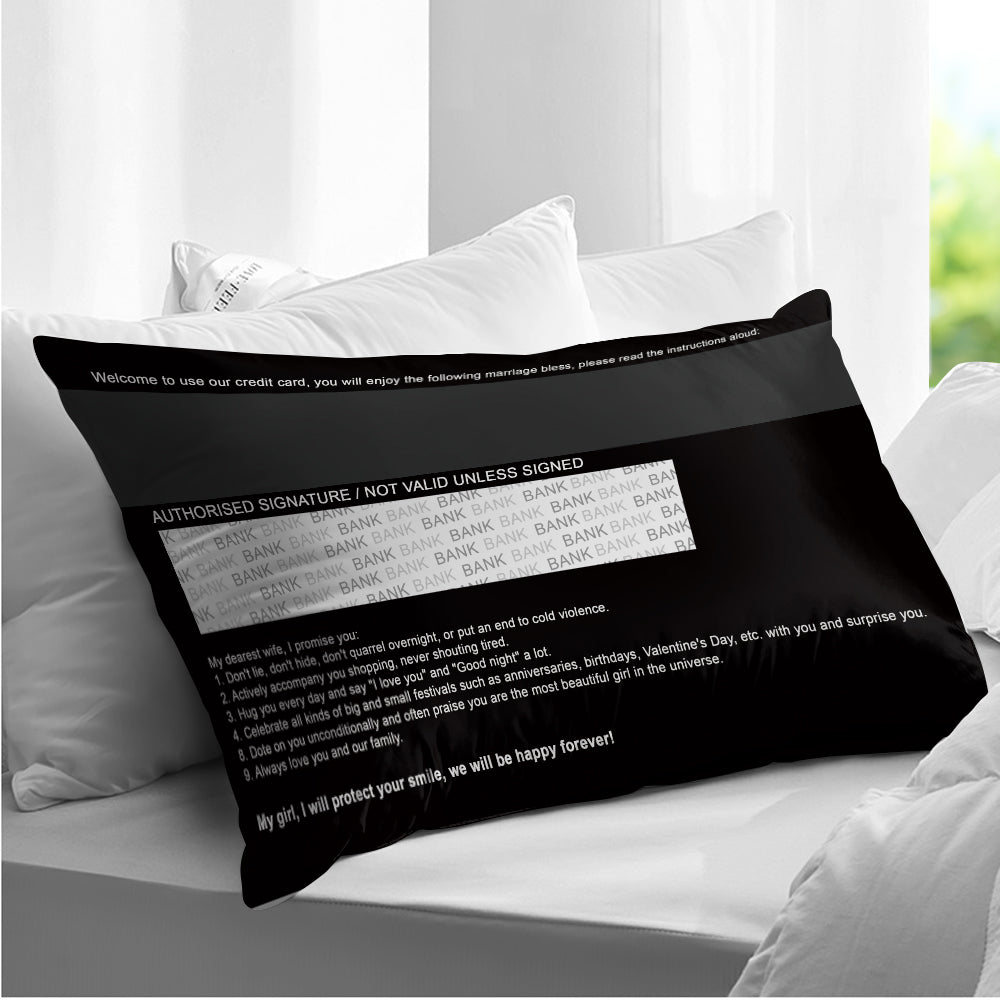 The Bank Of Love - Personalized Couple Rectangular Pillow