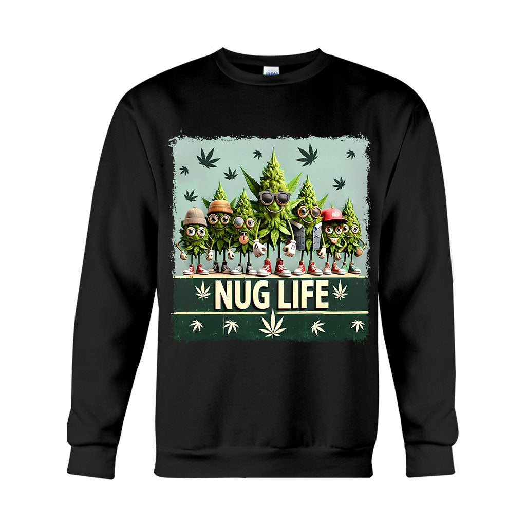Nug Life - Weed T-shirt And Hoodie