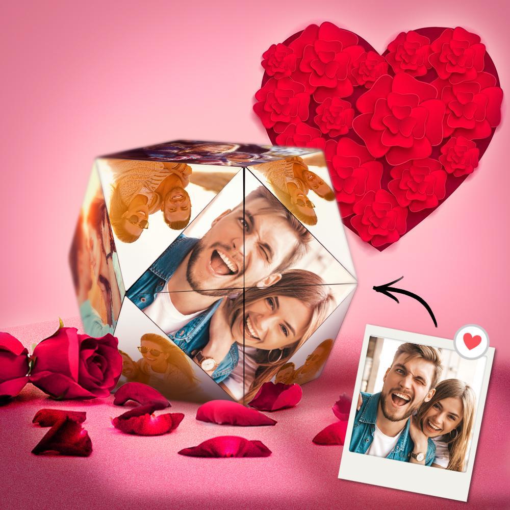 Upload Photo Rhombic Shape - Personalized Flip Rubik's Cube