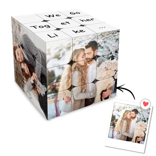 Personalized Text & Photo Rubik's Cube