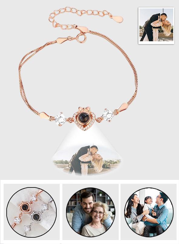 Personalized Bow Heart Charm