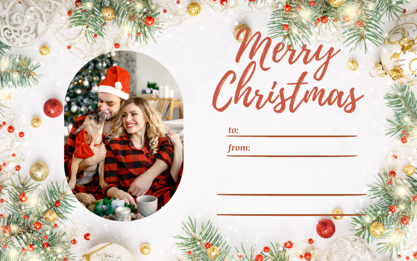 Merry Xmas 2025 Personalized Digital Gift Card