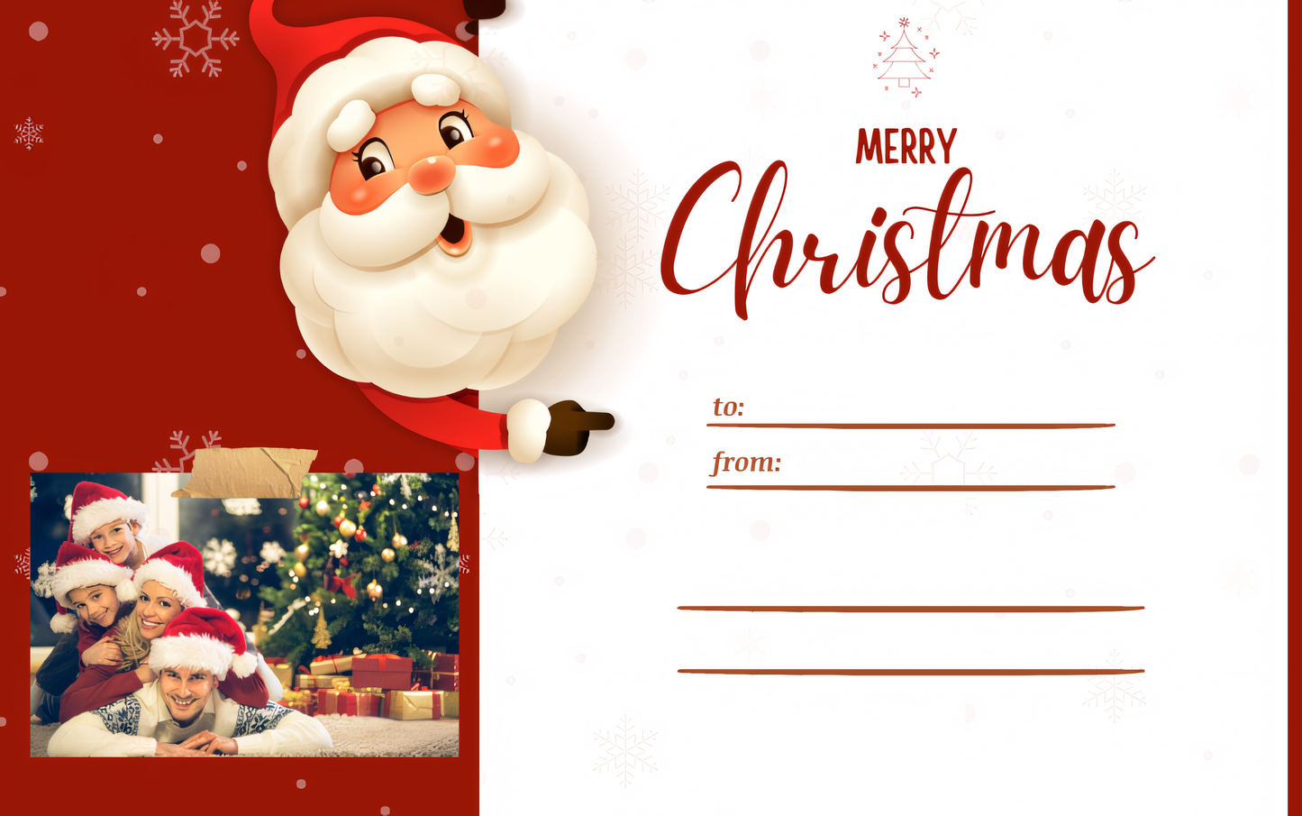 Merry Xmas 2025 Personalized Digital Gift Card