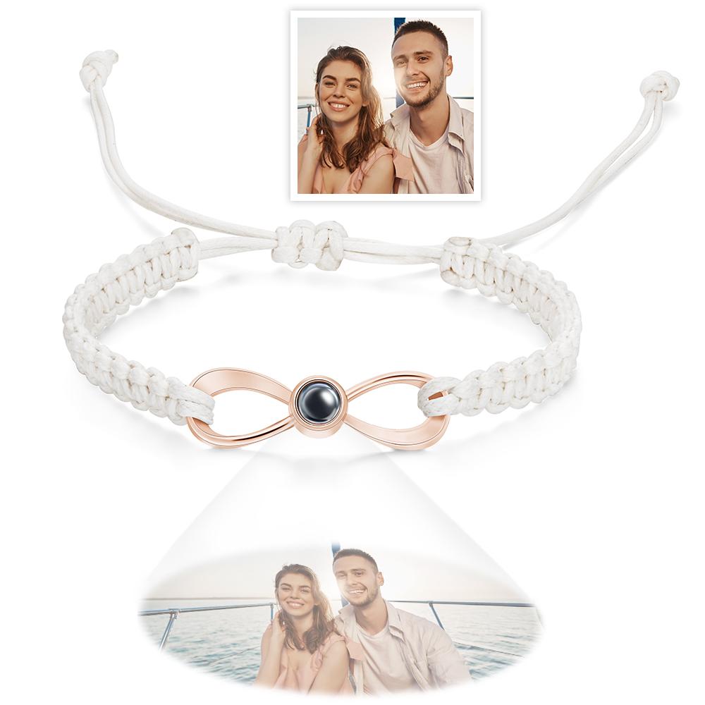 Personalized Infinity Projection Photo Charm