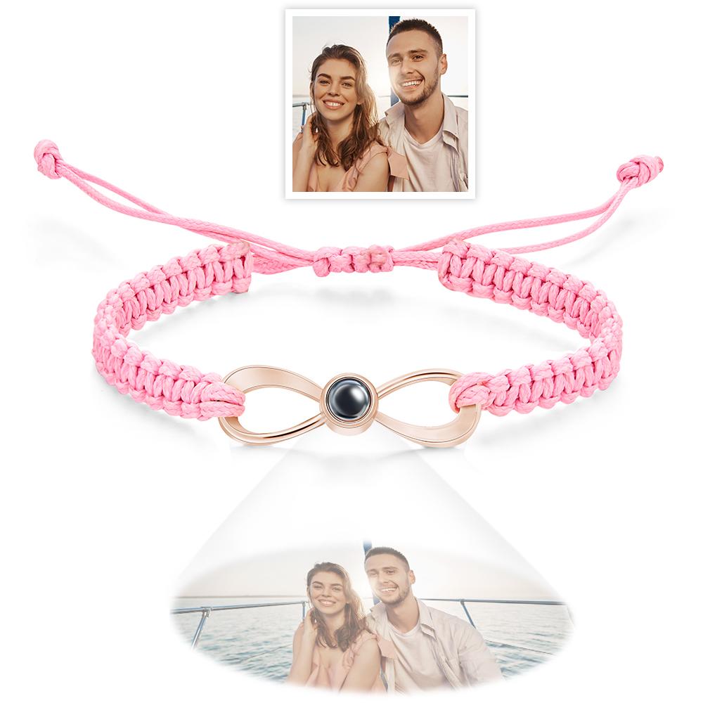Personalized Infinity Projection Photo Charm