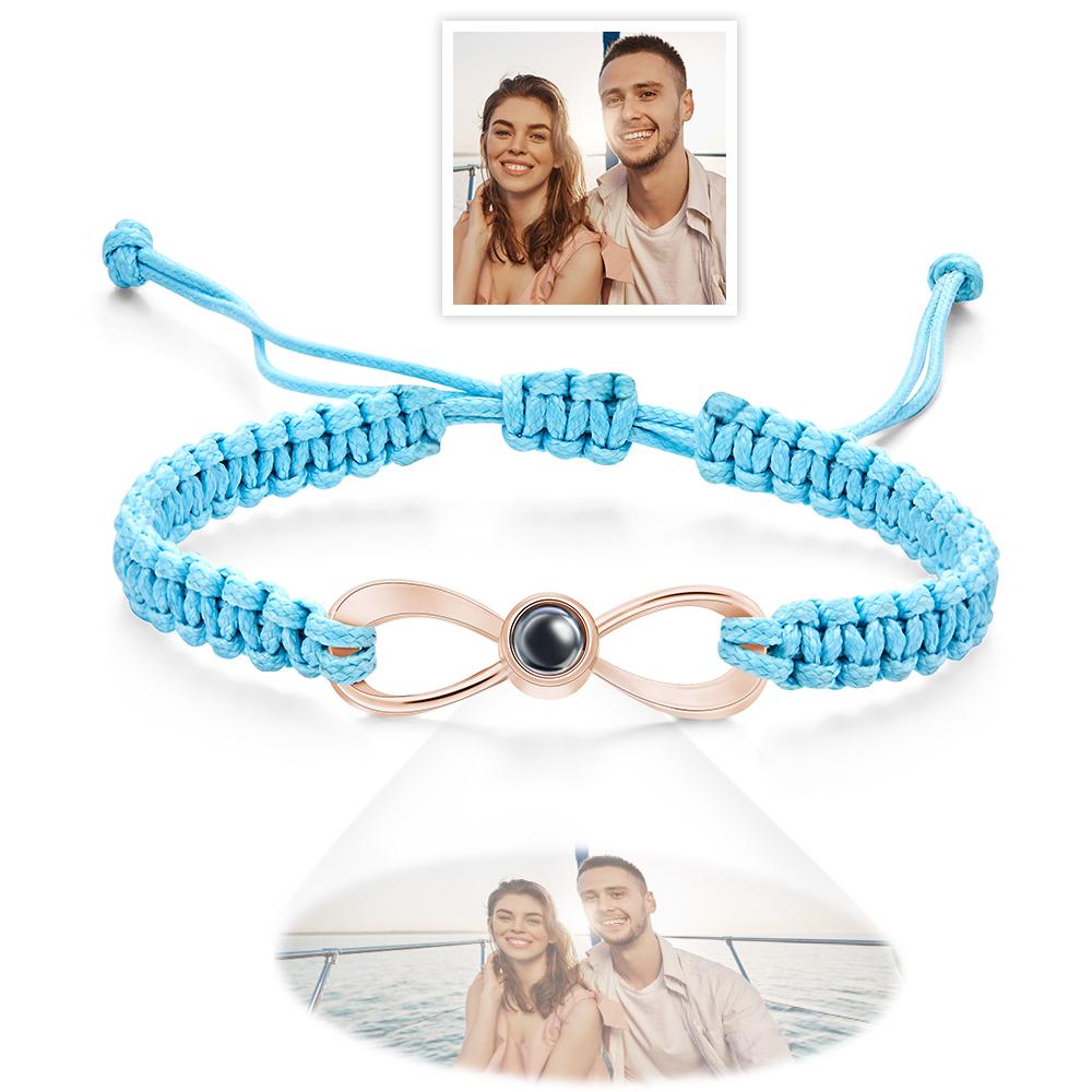 Personalized Infinity Projection Photo Charm