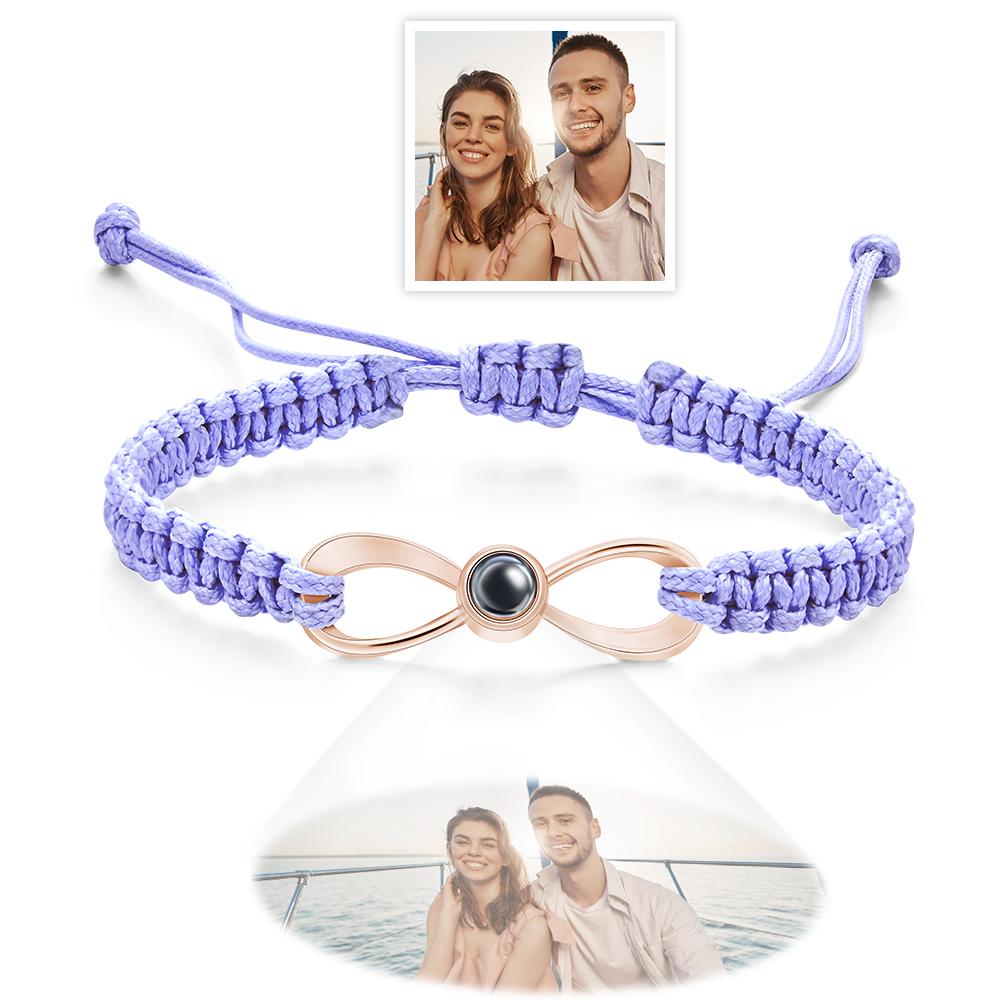 Personalized Infinity Projection Photo Charm