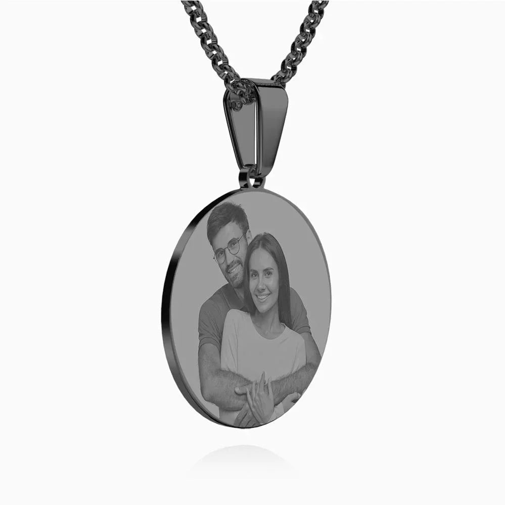 Personalized Black Filter Romantic Photo Calendar Charm