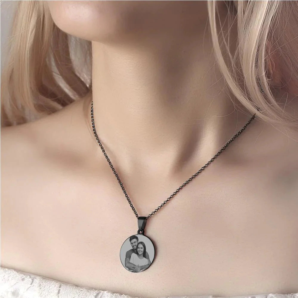 Personalized Black Filter Romantic Photo Calendar Charm