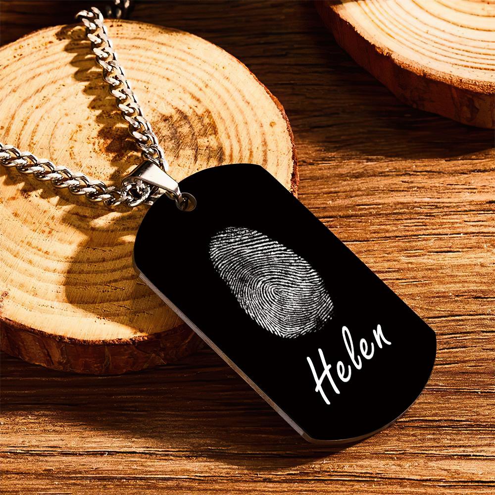 Personalized Engraved Fingerprint