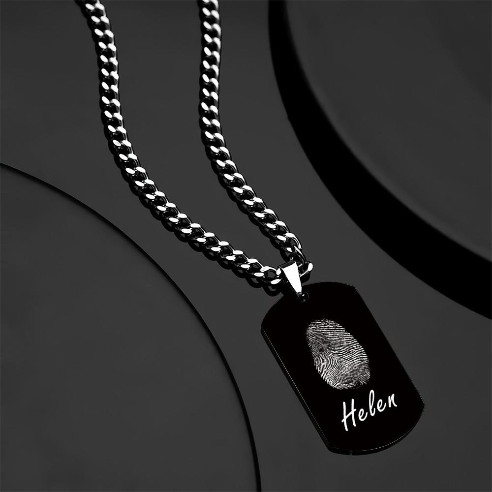 Personalized Engraved Fingerprint