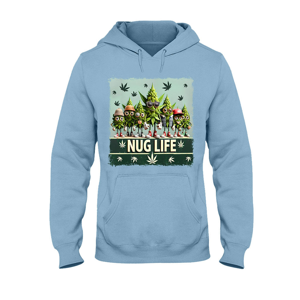 Nug Life - Weed T-shirt And Hoodie