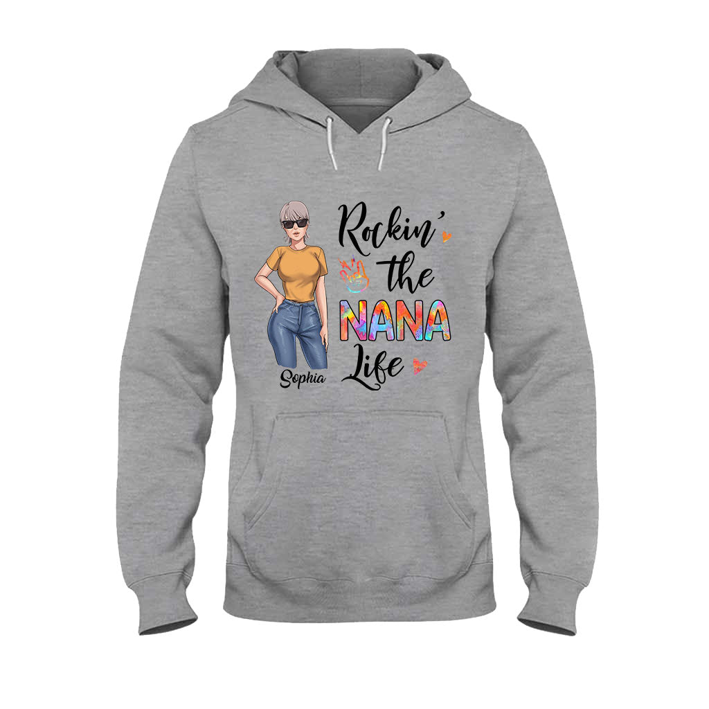 Rockin' The Nana Life - Gift for grandma, mom - Personalized T-shirt And Hoodie
