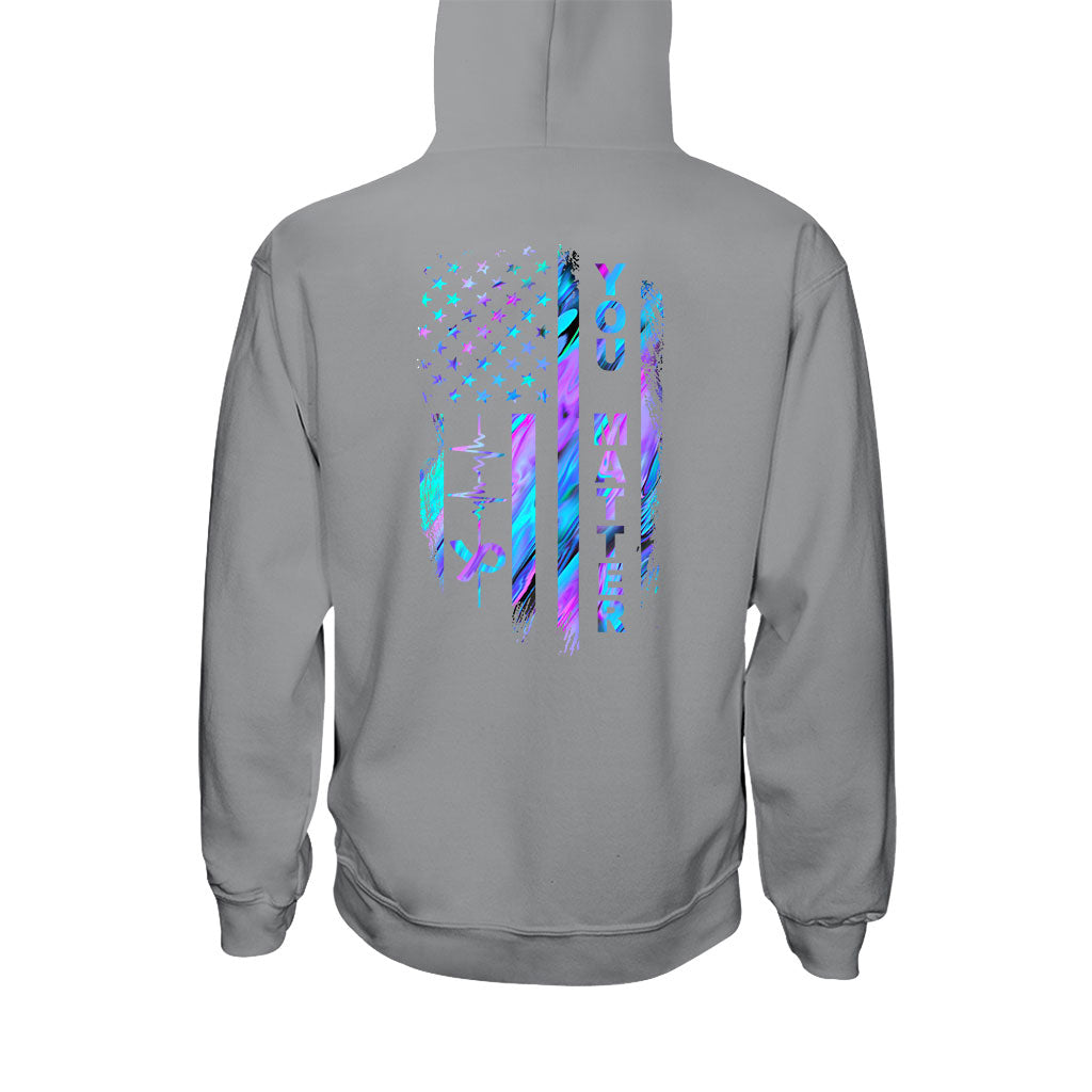Suicide Prevention Flag T-shirt And Hoodie 062021