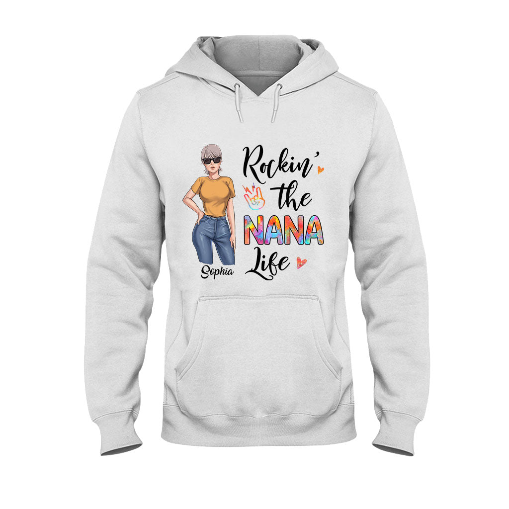 Rockin' The Nana Life - Gift for grandma, mom - Personalized T-shirt And Hoodie