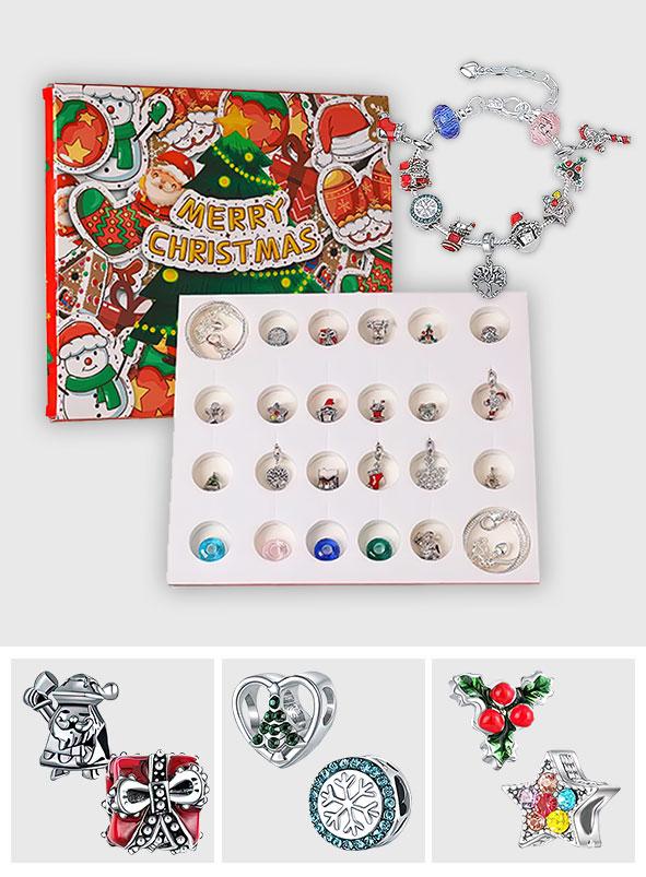 Merry Christmas - Christmas Advent Calendar Surprise Charm Box