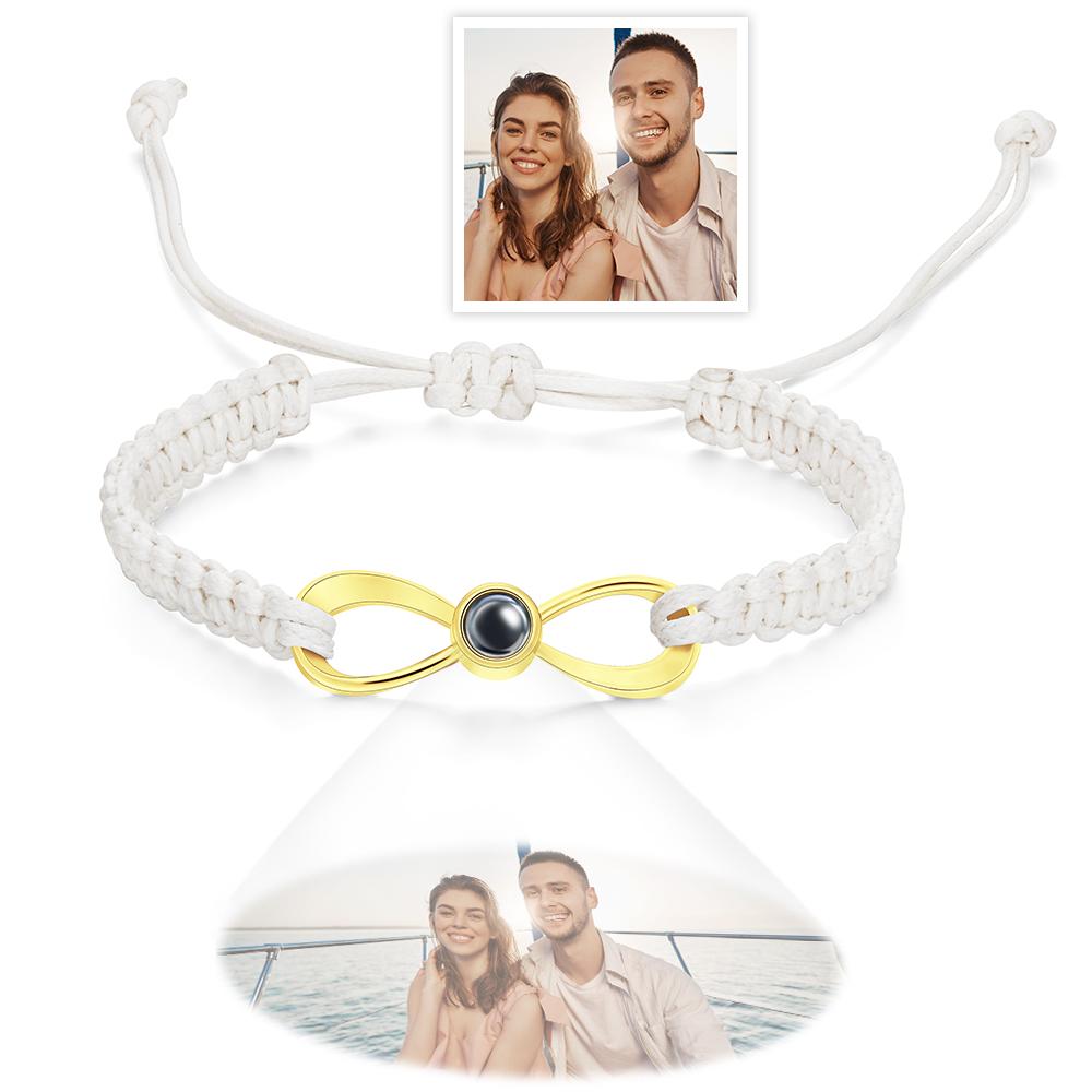 Personalized Infinity Projection Photo Charm