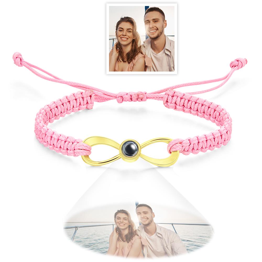 Personalized Infinity Projection Photo Charm