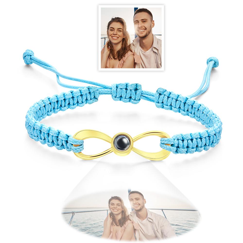 Personalized Infinity Projection Photo Charm