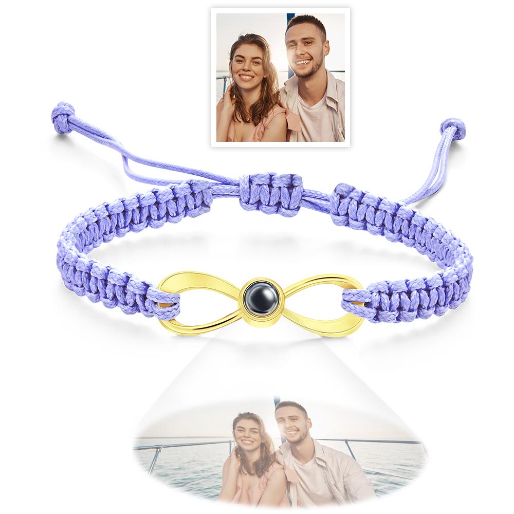 Personalized Infinity Projection Photo Charm