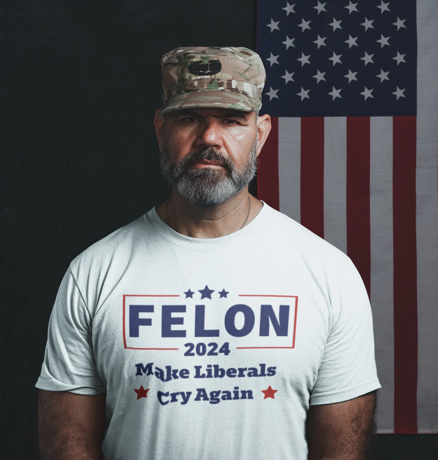 Vote Felon FeI0n Trump Tshirt | Conservative Tee | Republican 2Nd Amendment Military Jesus America | Trump 2024 Shirts T-shirt & Hoodie