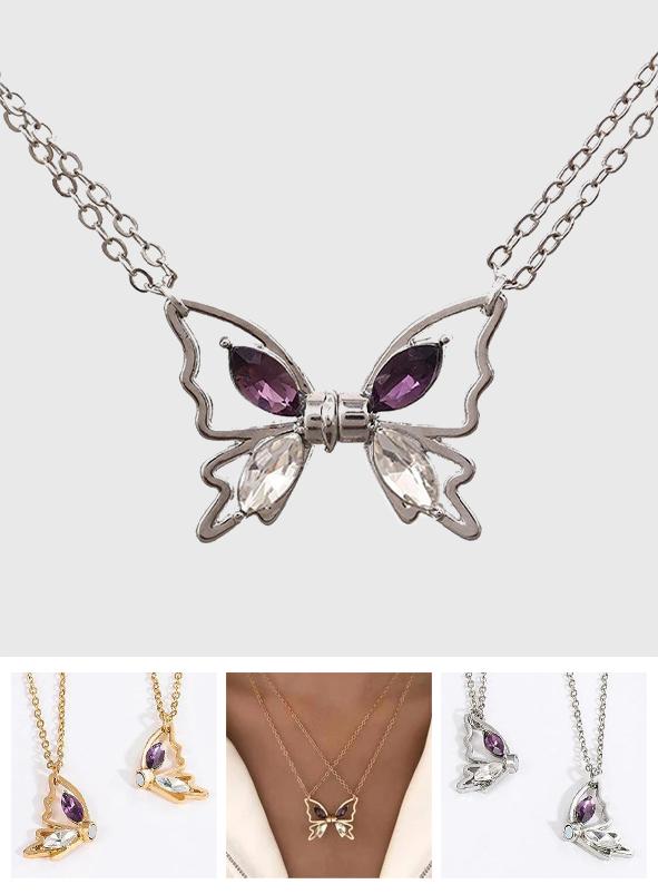 Matching Butterfly - Couple Butterfly Necklace