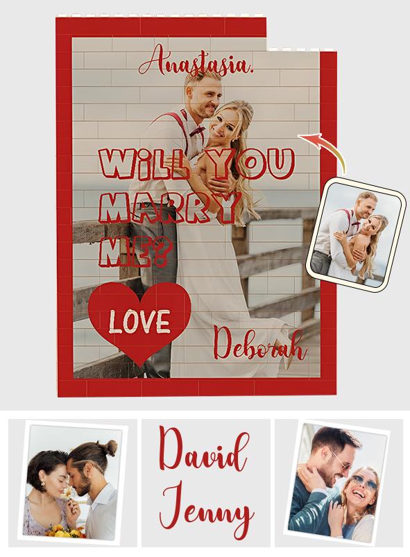 Will You Marry Me - Personalized Couple Photo Puzzle