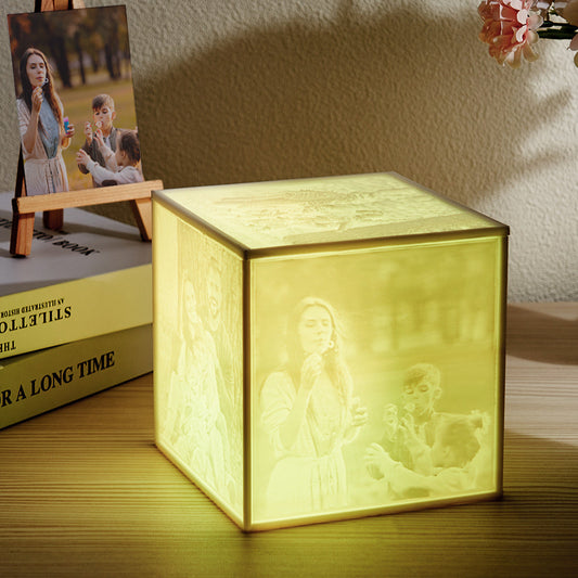 Personalized Any Photo Cube Lamp